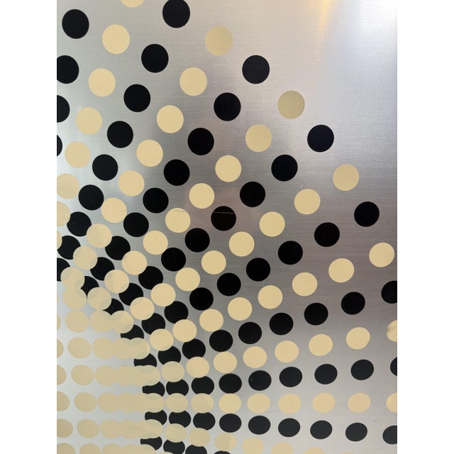 Vintage Italian Kinetic Op Art Work, 1970s For Sale - Image 6 of 10