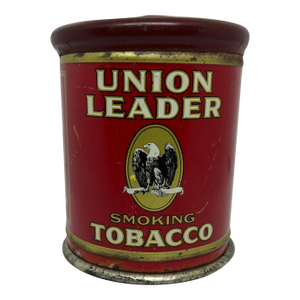 Antique Union Leader Tobacco Can