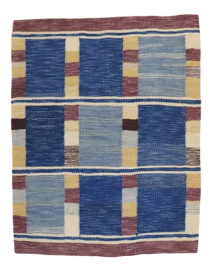 Scandinavian Kilim, 3' X 3'7''