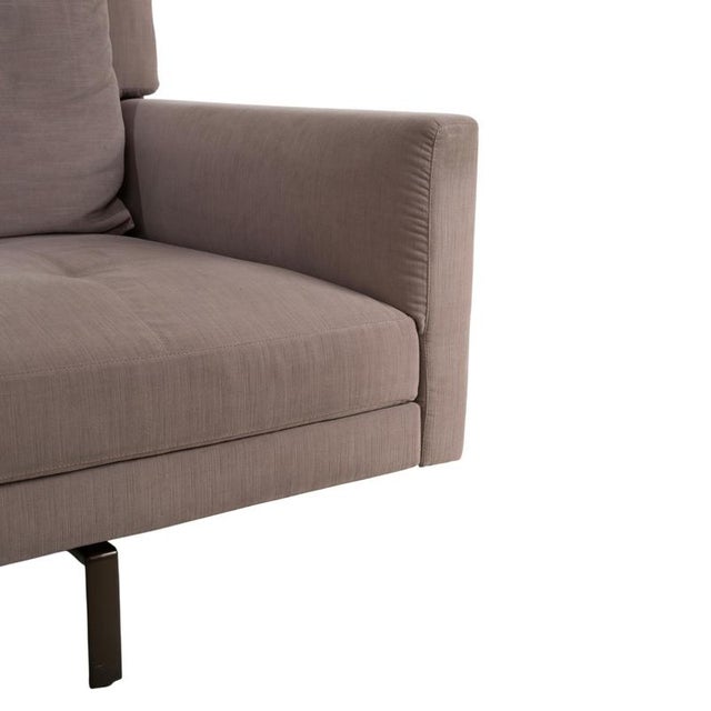 Gordon Corner Sofa in Grey Fabric from Walter Knoll / Wilhelm Knoll For Sale - Image 6 of 15