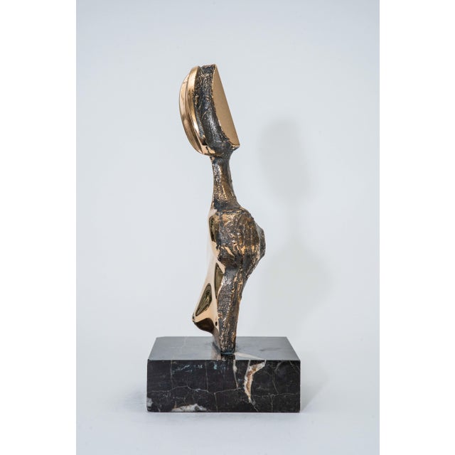 Metal Vintage Antonio Kieff Bronze and Marble Figurative Male/ Female Sculpture Titled Tortura For Sale - Image 7 of 13