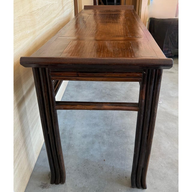 18th Century Chinese Walnut Altar Table For Sale - Image 6 of 18