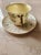 Belleek Pottery Ltd. 1950s Fine Irish Belleek Porcelain Demitasse Cup and Saucer For Sale - Image 4 of 8