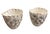 Mediterranean Pair of Vintage Italian Ceramic Art Pottery Vases With Relief Leaf Motif For Sale - Image 3 of 12