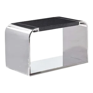 Stanley Jay Friedman for Brueton Steel and Granite "Eclipse" Low Table