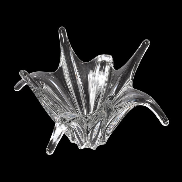 Mid-Century Modern Signed Baccarat Crystal Octopus Bowl For Sale - Image 14 of 15