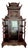 Early 20th Century Profusely Carved, Rosewood Display Cabinet in the Orientalist Style For Sale