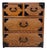 Vintage Japanese Wooden Jewellery Cabinet with Four Drawers, 1970s For Sale