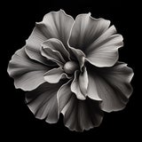 20' X 20' 'Acer Pensylvanicum (Striped Maple) Flower' - Black and White Limited Edition Botanical Photography Print, Unframed For Sale
