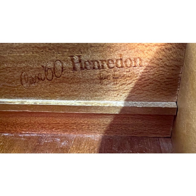 Henredon Circa 60' Mid-Century Modern Walnut Highboy Dresser For Sale - Image 12 of 17