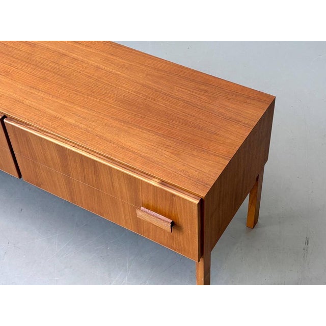 Mid-Century Modern Danish Teak Lowboard with Four Drawers, 1960s For Sale - Image 17 of 18
