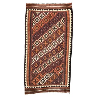 Vintage Wool Ghashghaei Kilim, 1950s For Sale
