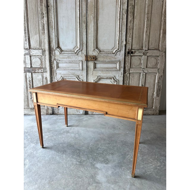 Vintage Light Wood Desk, 1960s For Sale - Image 10 of 13