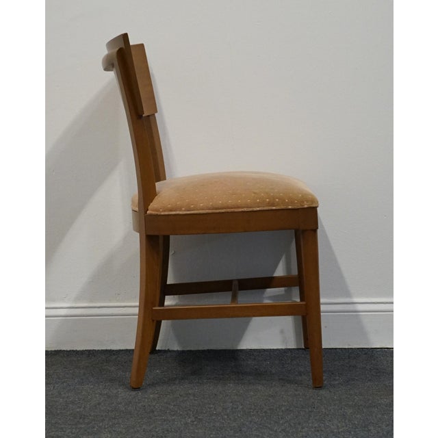 Wood High End Vintage Maple MCM Mid Century Modern Inspired Contemporary Dining Side Chair For Sale - Image 7 of 9