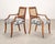 Brown Set of Eight Danish Modern Mahogany and Cane Dining Armchairs For Sale - Image 8 of 18