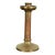 Roycroft Arts & Crafts Brass Finished Hammered Copper Candlestick For Sale