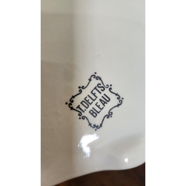 1980s T. Delfts Bleau Dutch Blue and White Ceramic Kitchen Canister Set – 11 Pieces For Sale - Image 11 of 18