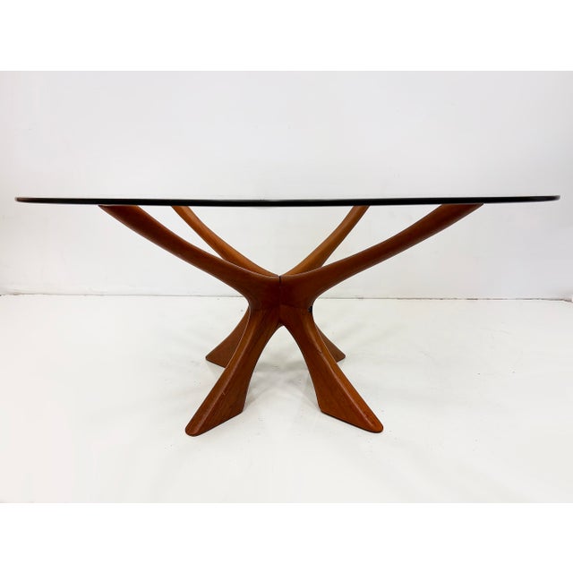 Illum Wikkelsø Niels Eilersen Danish T118 Teak Coffee Table Offered for sale is a classic Danish-designed T118 teak coffee...
