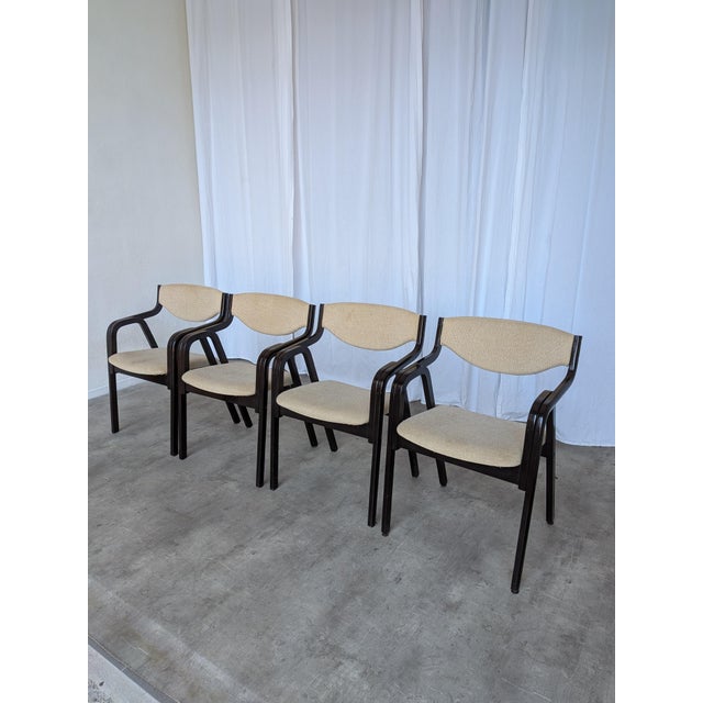 Vintage Bentwood Dining Chairs, 1970s, Set of 4 For Sale - Image 13 of 18