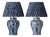 Delft Blue Ceramic Table Lamps from Boch Frères, 1960s, Set of 2 For Sale
