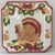 Late 20th Century Vintage Ceramic Thanksgiving Turkey Trivet For Sale - Image 5 of 5
