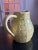 Yellow earthenware pitcher, 1950s, produced by the Saint Clément factory This piece has an attribution mark, I am sure...