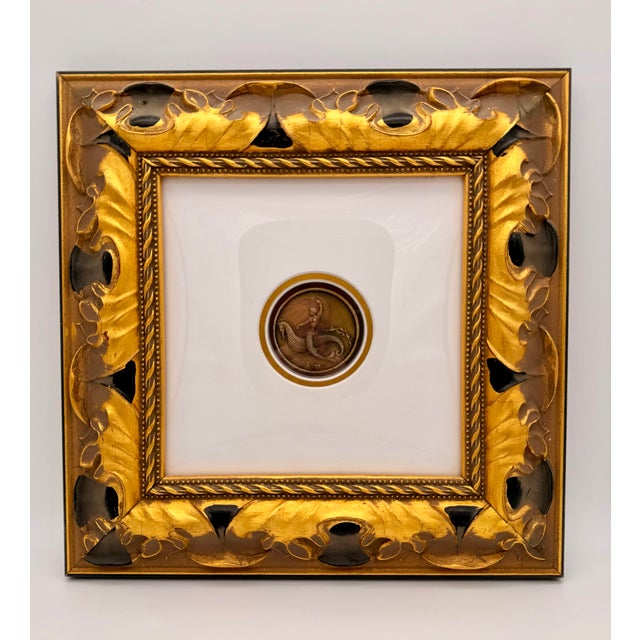 A striking and highly collectible pair of limited edition bronze medallions by renowned Art Deco master Erté. Each...