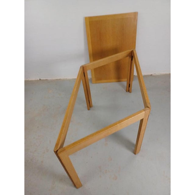 Oak Model 5383 Coffee Folding Table by Børge Mogensen, 1960s For Sale - Image 12 of 15