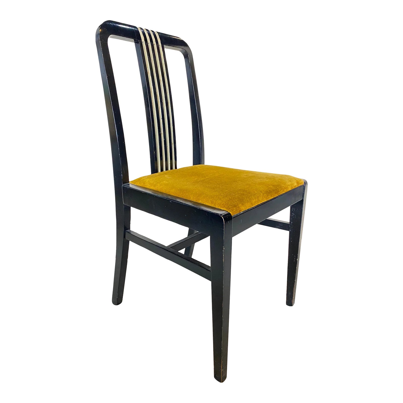 1930s American Art Deco Machine Age Side Chair | Chairish