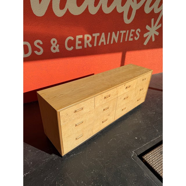 Postmodern 1980s Burlwood Henredon Scene Two Dresser For Sale - Image 3 of 12