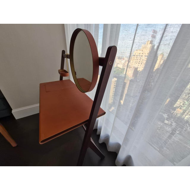 Modern Poltrona Frau Dressing Table For Sale - Image 3 of 9