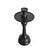 Bronze Candle Holder With Removable Top, 16 Inches, Indonesia For Sale - Image 4 of 11