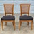 c.1940s Directoire Neoclassical French Regency Fruitwood Cane Back Dining Chairs, Set of 4 For Sale - Image 4 of 17