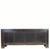 This vintage sideboard is made from reclaimed solid wood featuring weathered, dark charcoal brown finish with rustic...