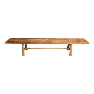 Andrianna Shamaris Mid-Century Couture Bench For Sale