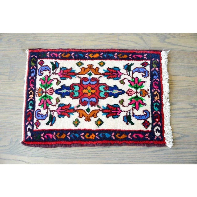 Late 20th Century Vintage Hamadan Rug For Sale - Image 11 of 12