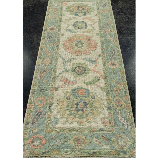 Turkish Oushak Rug 2'3" x 5'9" #20220 Explore a curated collection of hallway runners, wool rugs, and handmade...