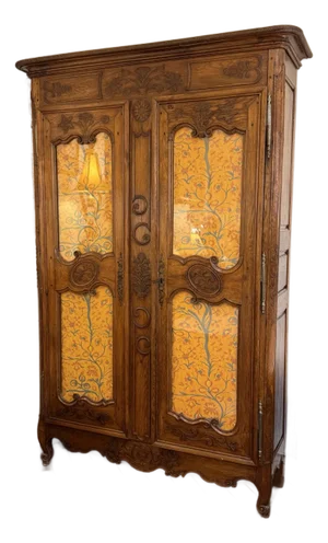 19th Century French Provincial Louis XV Armoire