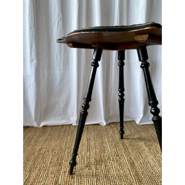 Napoleon III Style Tripod Pedestal Table, 1890s For Sale - Image 5 of 14