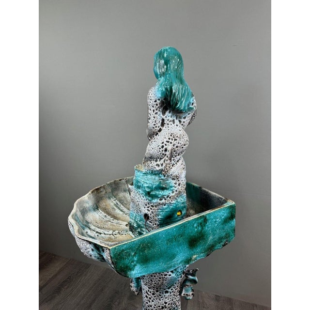 Ceramic 20th Century Ceramic Fountain from Céramique de Vallauris For Sale - Image 7 of 12