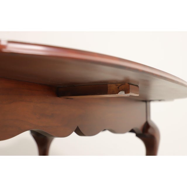 Henkel Harris 5234 24 Solid Wild Black Cherry Queen Anne Drop Leaf