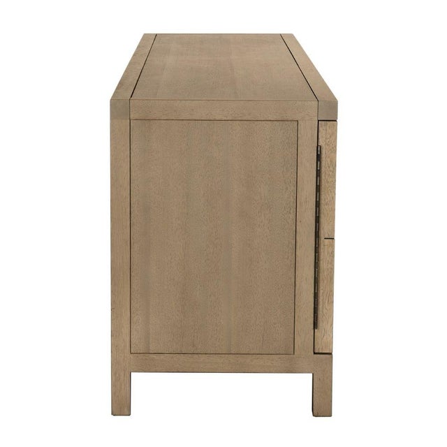 NOIR Quadrant 4 Door Sideboard, Washed Walnut For Sale - Image 11 of 12