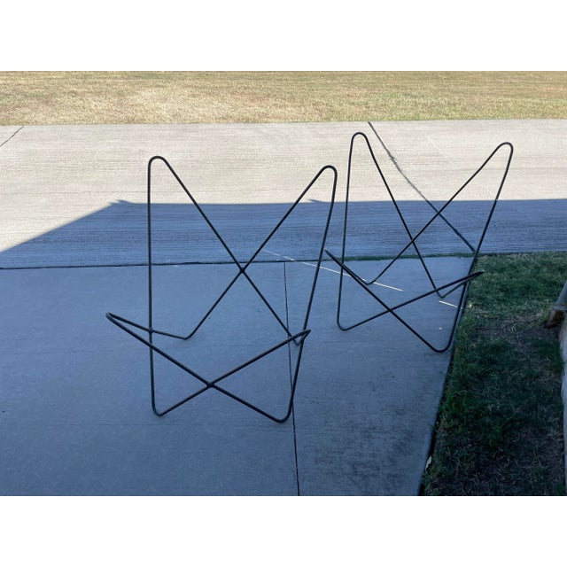 Butterfly Sling Chair Steel Frame Bkf Hardoy Knoll For Sale In Dallas - Image 6 of 7