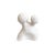 Carved White Chalk Modern Sculpture For Sale - Image 4 of 8