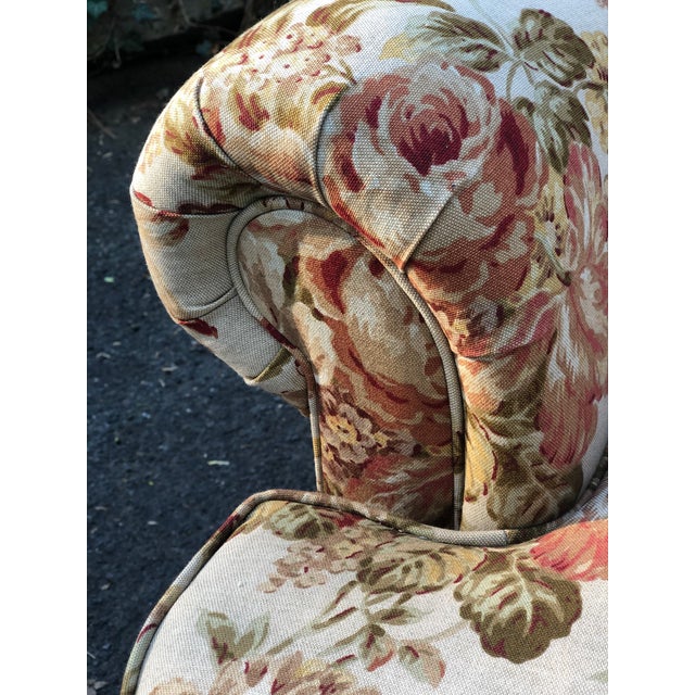 Ethan Allen Tufted Back Club Chair Chairish