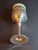 1990s 1990s Handcrafted Sterling Silver & Iridescent Art Glass Kiddush Cup - "Borei P'ri Hagafen" Blessing - Judaica Gift For Sale - Image 5 of 18