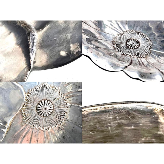 Mid 20th Century Wallace Silver-Plate Poppy Platter Model 715 For Sale - Image 9 of 16
