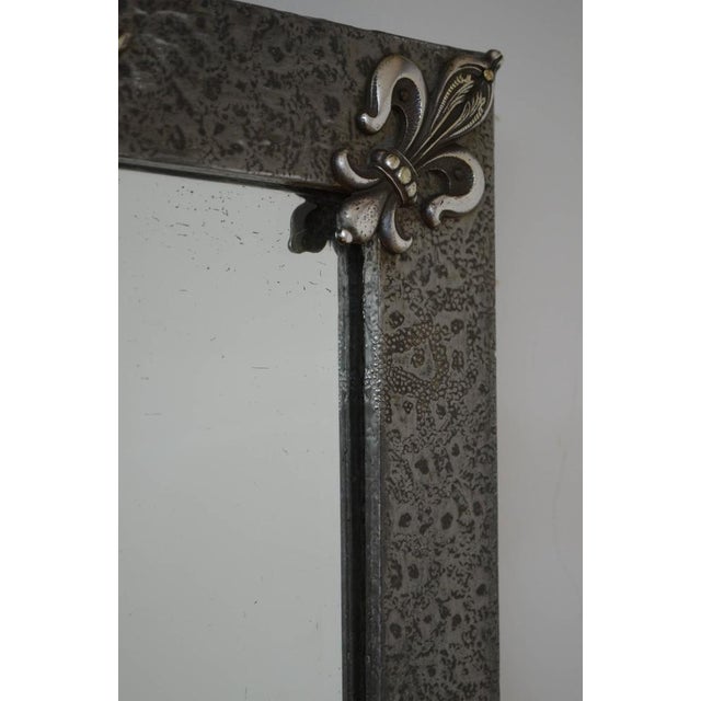 Metal Arts & Crafts Wall Mirror For Sale - Image 7 of 10