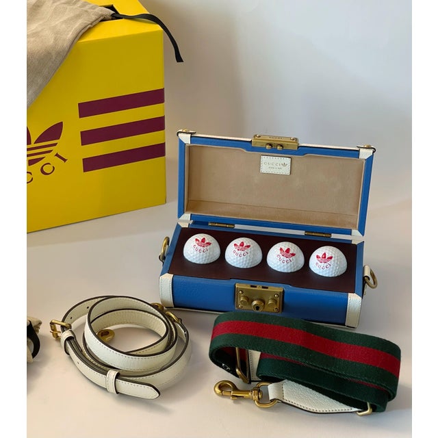 Early 21st Century GUCCI Golf Ball Case Bag by Adidas x GUCCI For Sale - Image 5 of 12