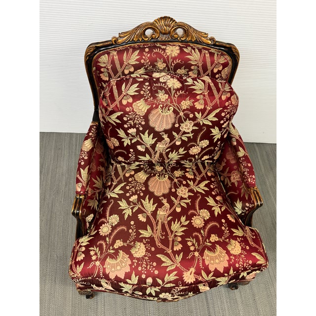 1920s French Empire Style Bergère Armchair, Circa 1920's For Sale - Image 5 of 11